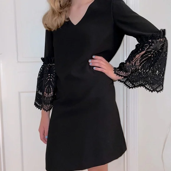 Tahari Arthur S Levine Black Dress